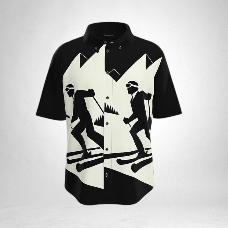 Ski Ice Breaker Spray Paint Style Capsule I Short Sleeve Shirt