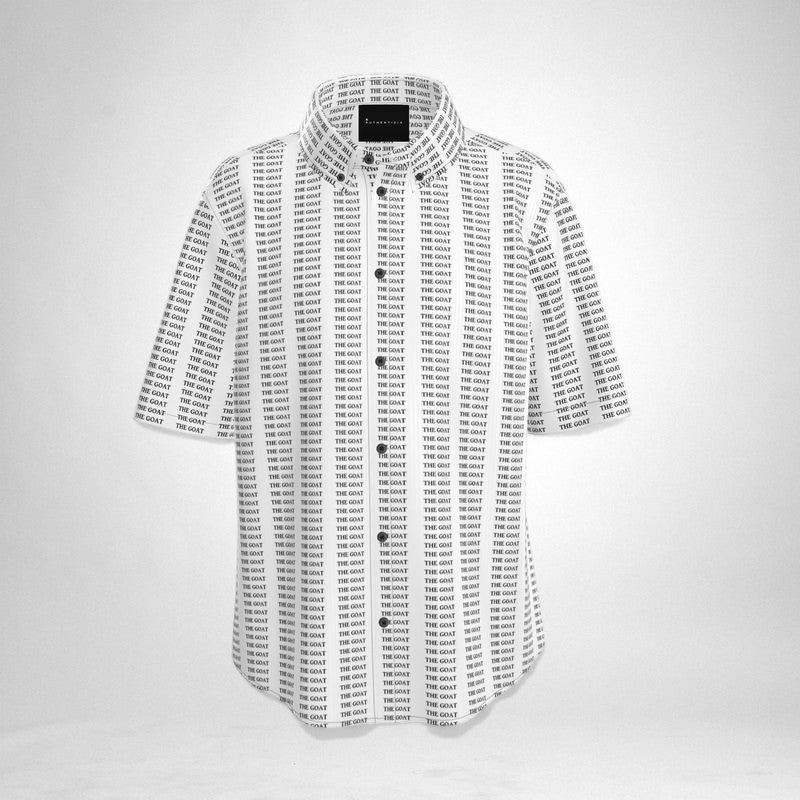 Scribe The Goat in White Capsule I Short Sleeve Shirt