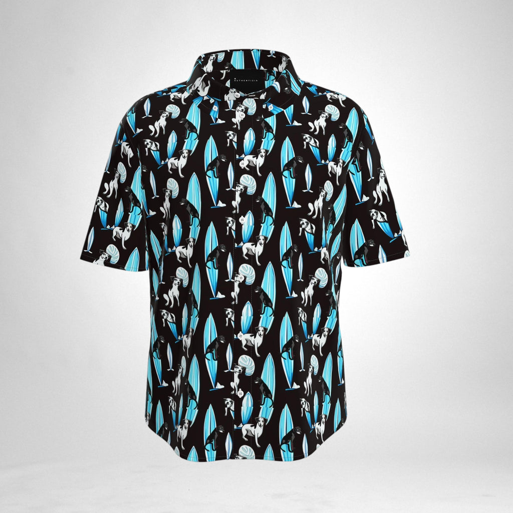 Dog Days Surf on the Turf Mens Short Sleeve Shirt