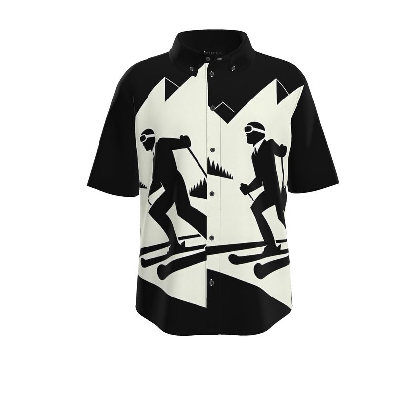 Ski Ice Breaker Spray Paint Style Capsule I Short Sleeve Shirt