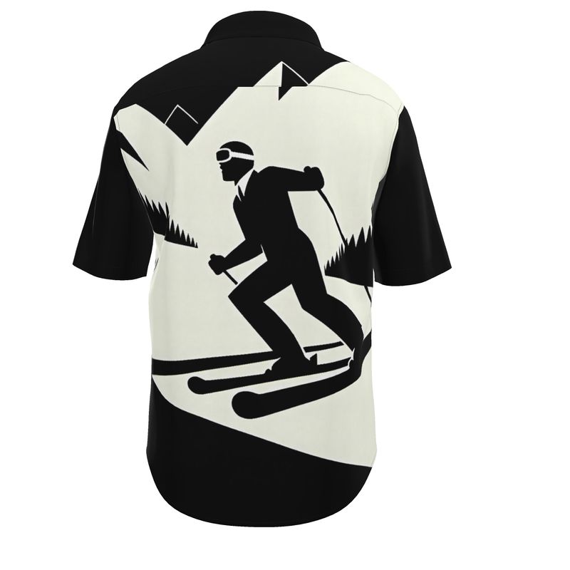 Ski Ice Breaker Spray Paint Style Capsule I Short Sleeve Shirt