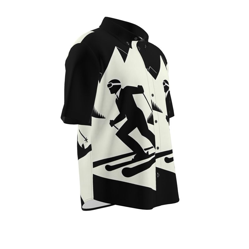 Ski Ice Breaker Spray Paint Style Capsule I Short Sleeve Shirt