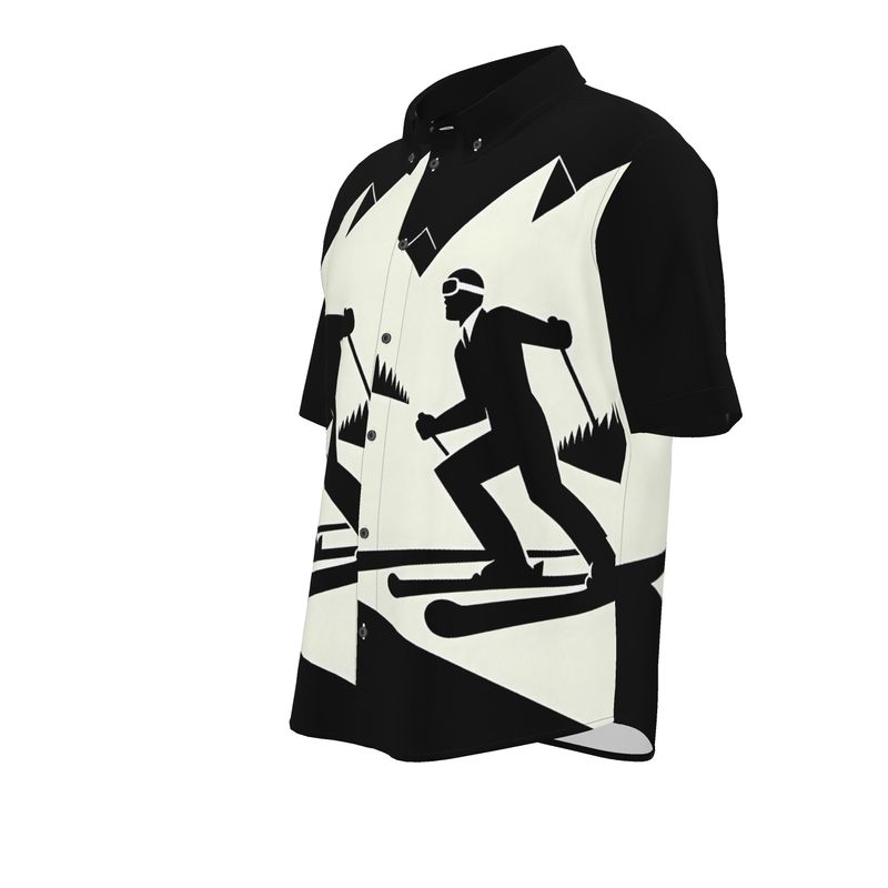 Ski Ice Breaker Spray Paint Style Capsule I Short Sleeve Shirt
