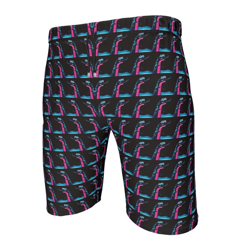 Crock Rocks Black Active Shorts