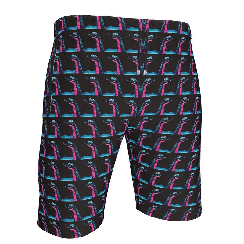 Crock Rocks Black Active Shorts
