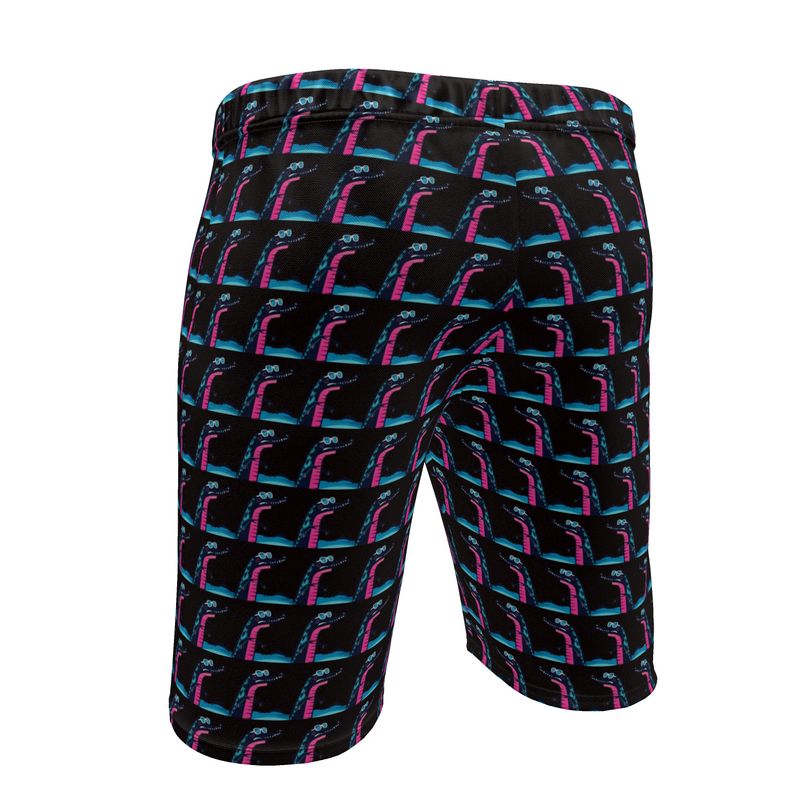 Crock Rocks Black Active Shorts