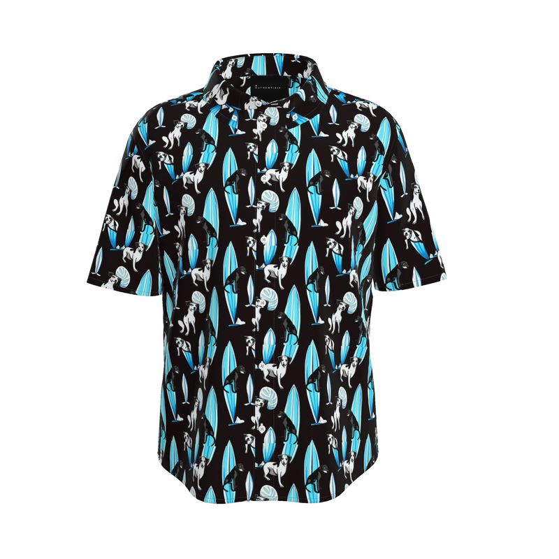 Dog Days Surf on the Turf Mens Short Sleeve Shirt