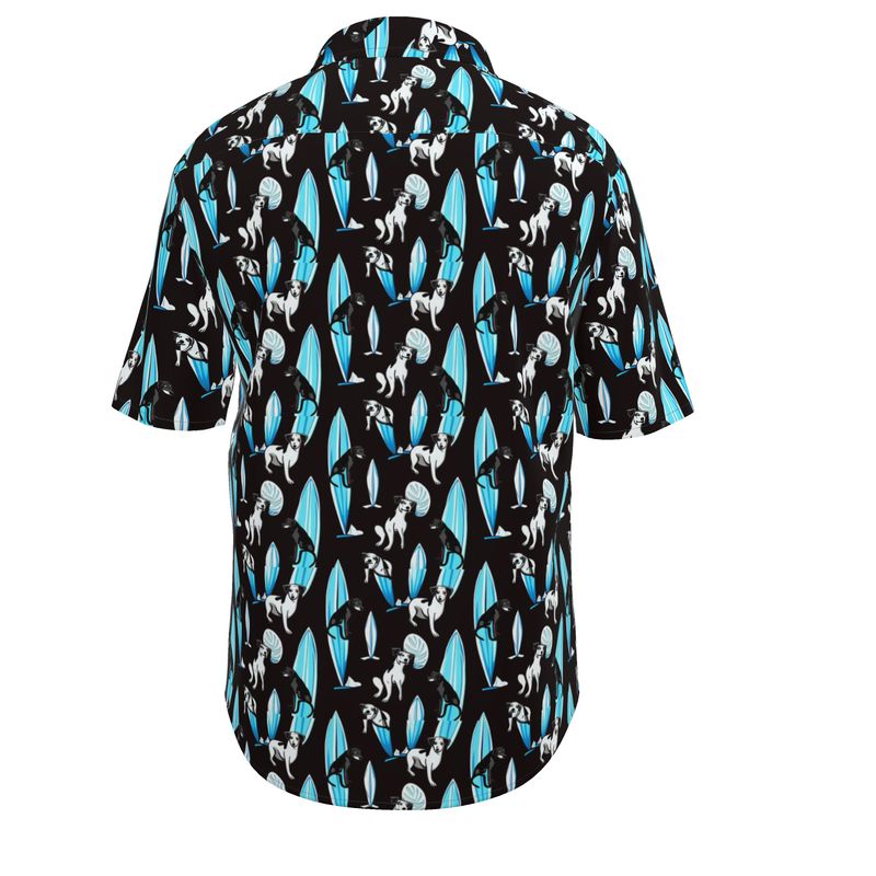 Dog Days Surf on the Turf Mens Short Sleeve Shirt