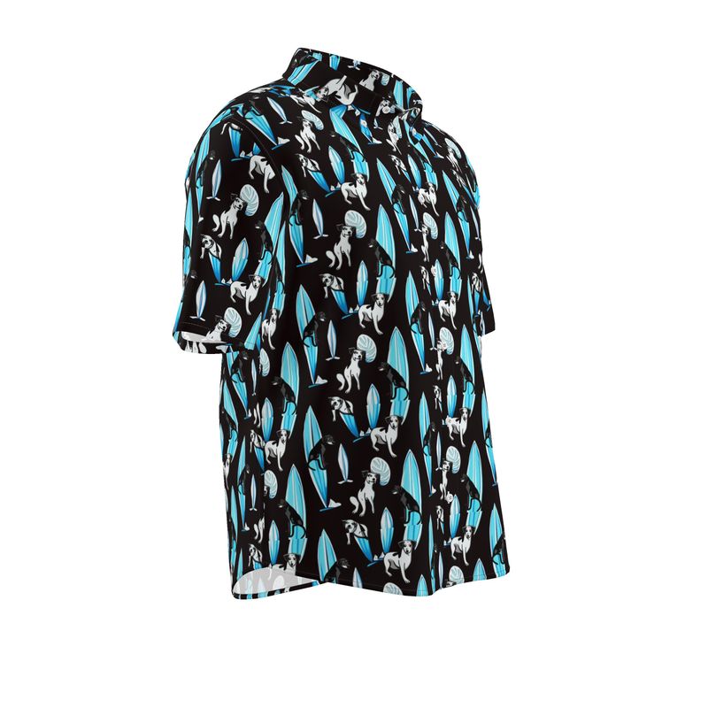 Dog Days Surf on the Turf Mens Short Sleeve Shirt