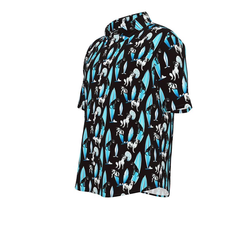 Dog Days Surf on the Turf Mens Short Sleeve Shirt