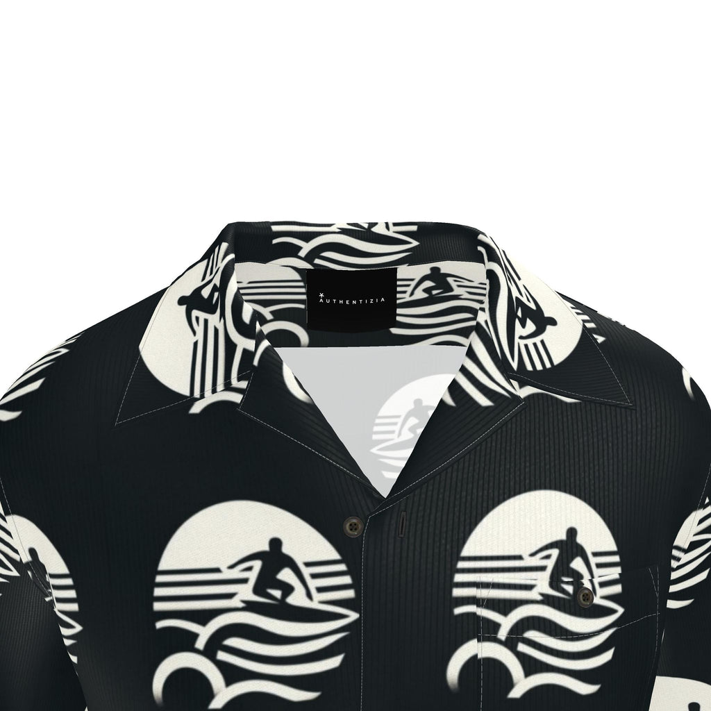 Surf Nouveau Porthole Mens Silk/Linen Revere Shirt