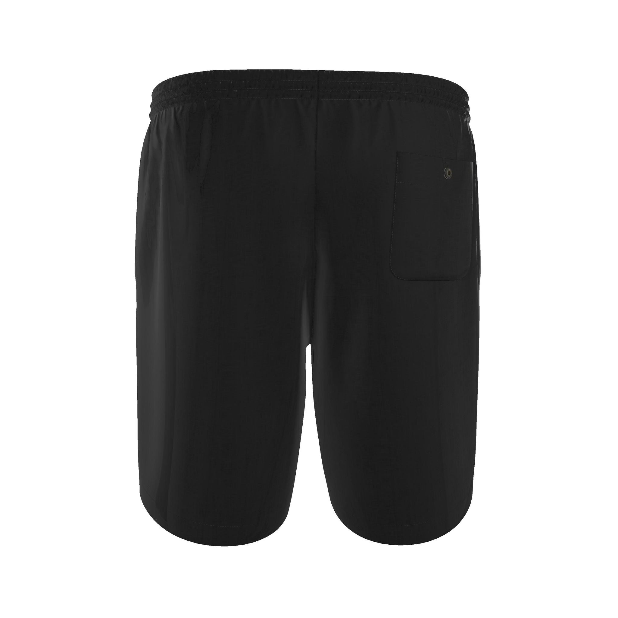 All Black Mens Silk/Linen Riviera Shorts