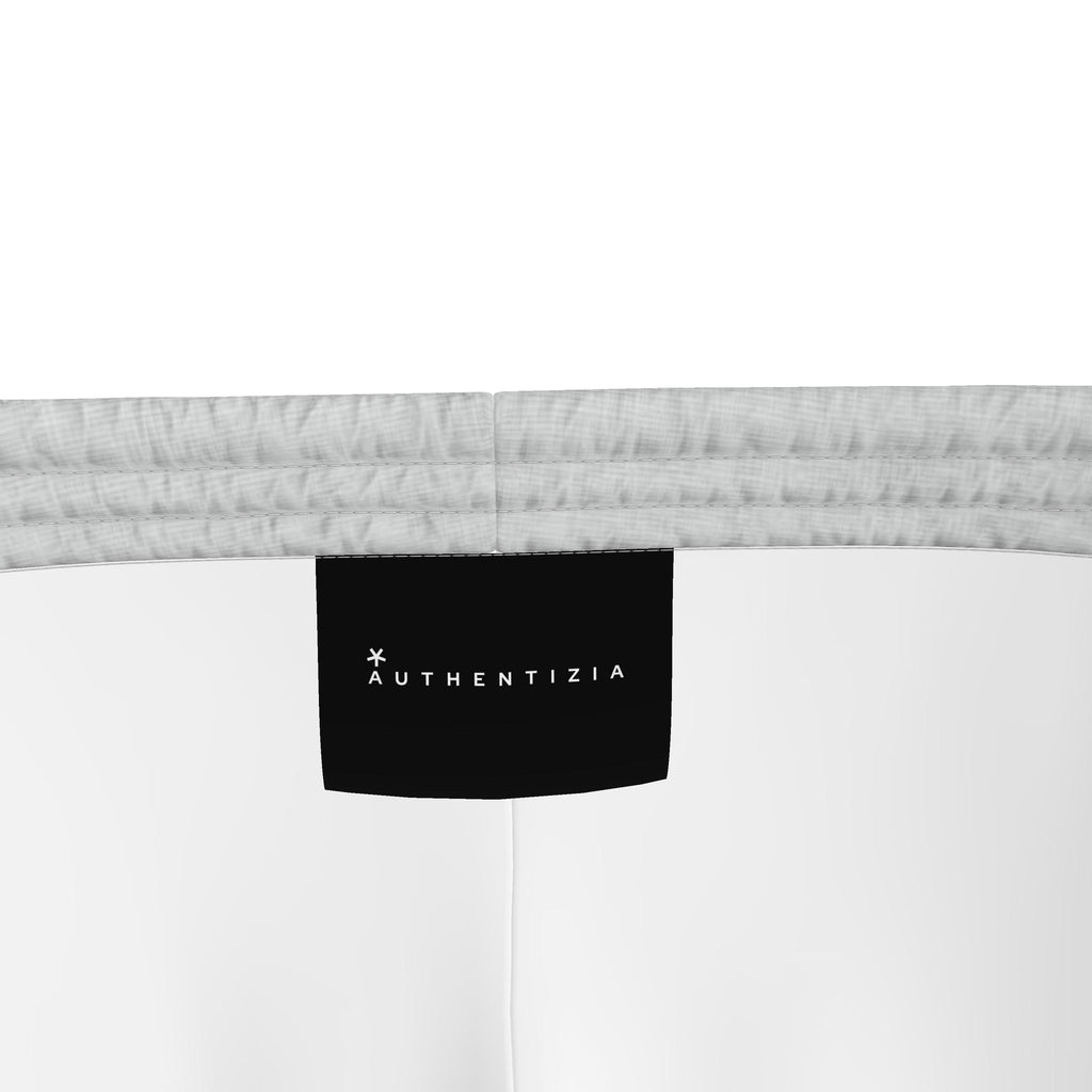 Pure White Silk/ Linen Mens Riviera Shorts