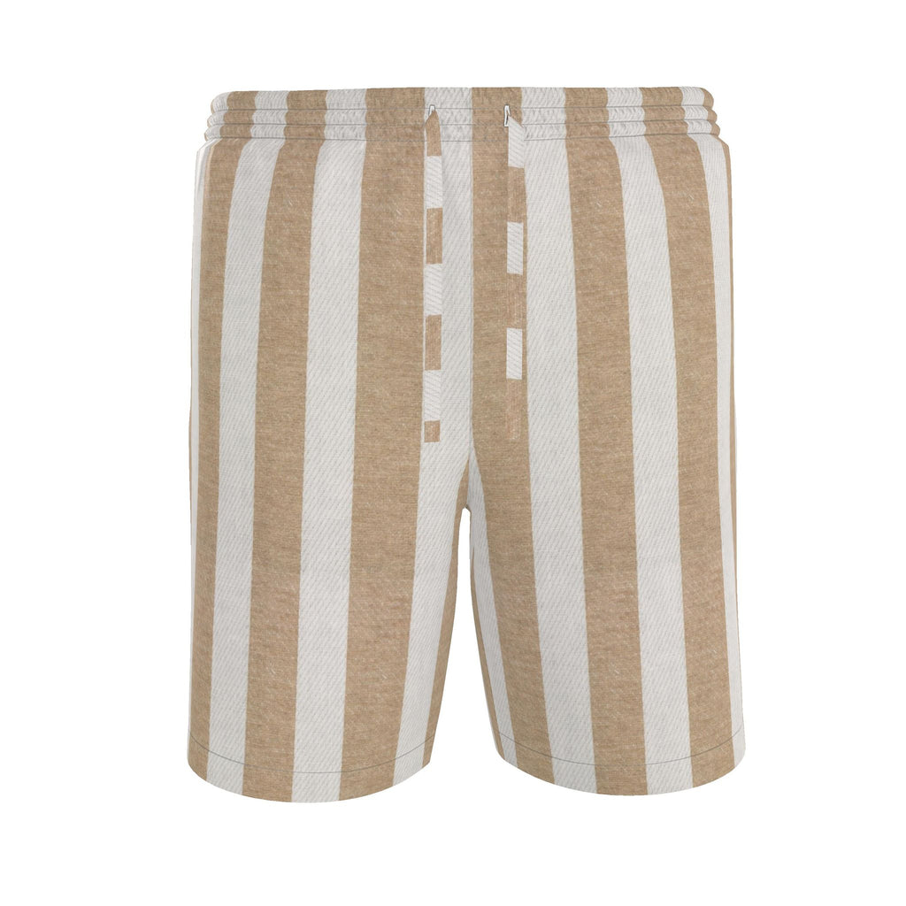 Hype Stripe Beige Mens Riviera Shorts