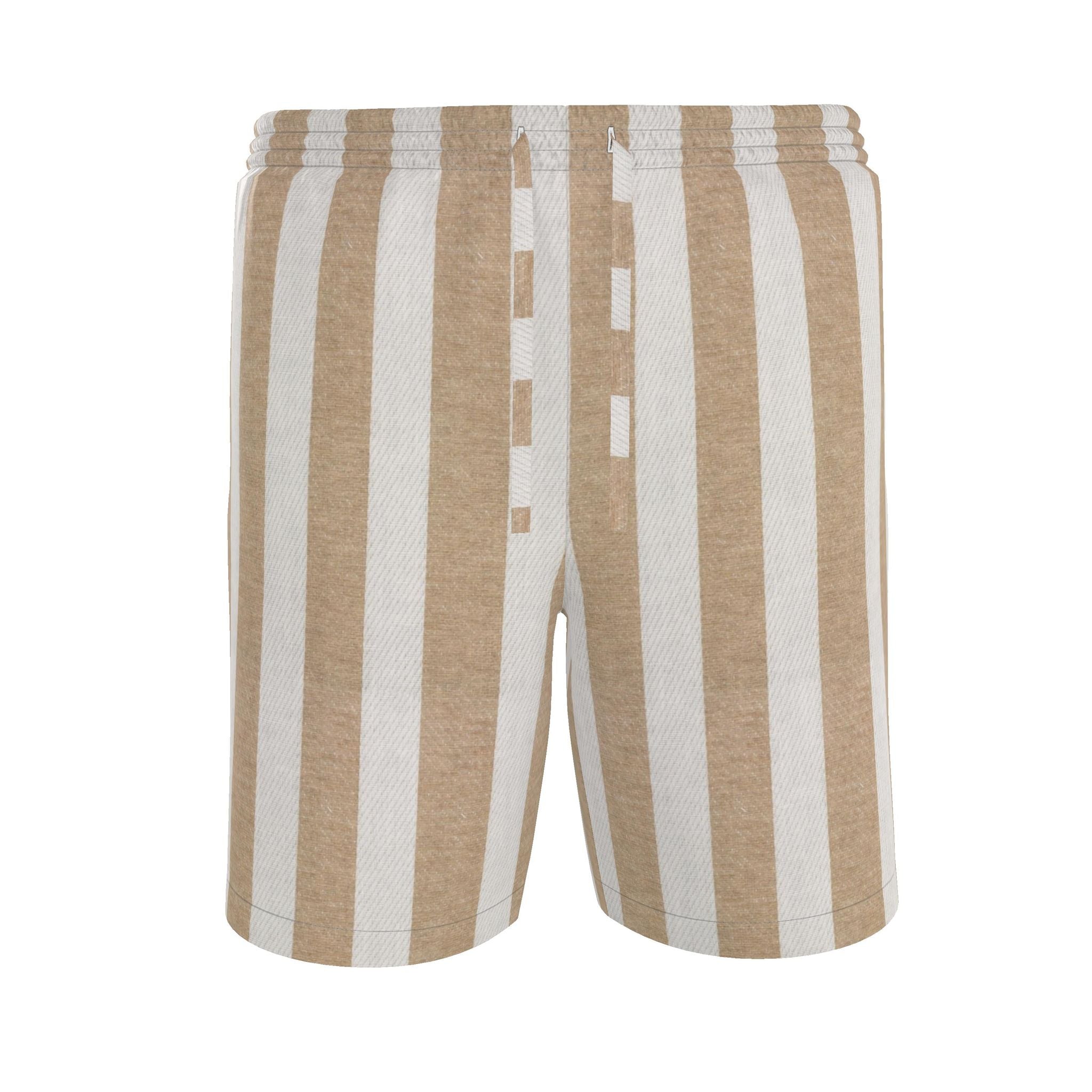 Hype Stripe Beige Mens Riviera Shorts