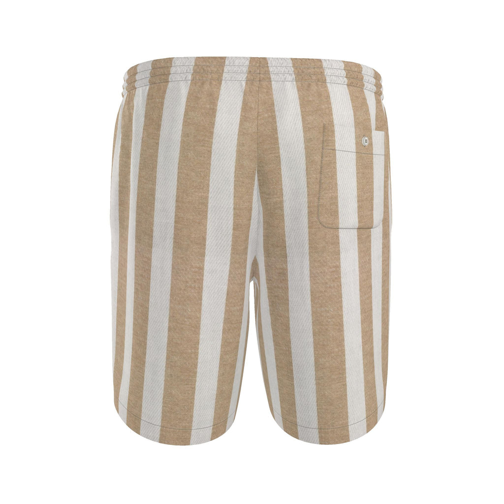 Hype Stripe Beige Mens Riviera Shorts