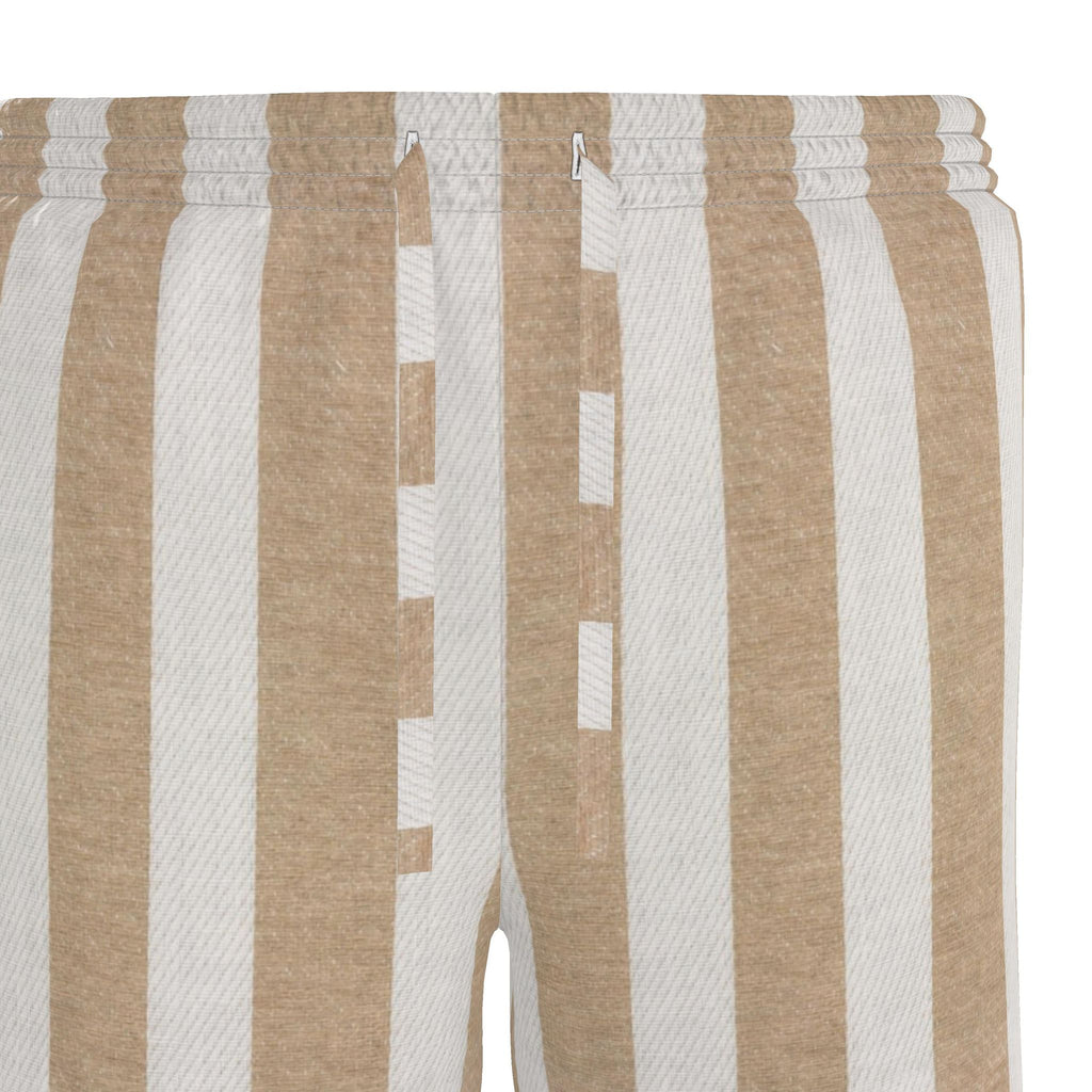 Hype Stripe Beige Mens Riviera Shorts