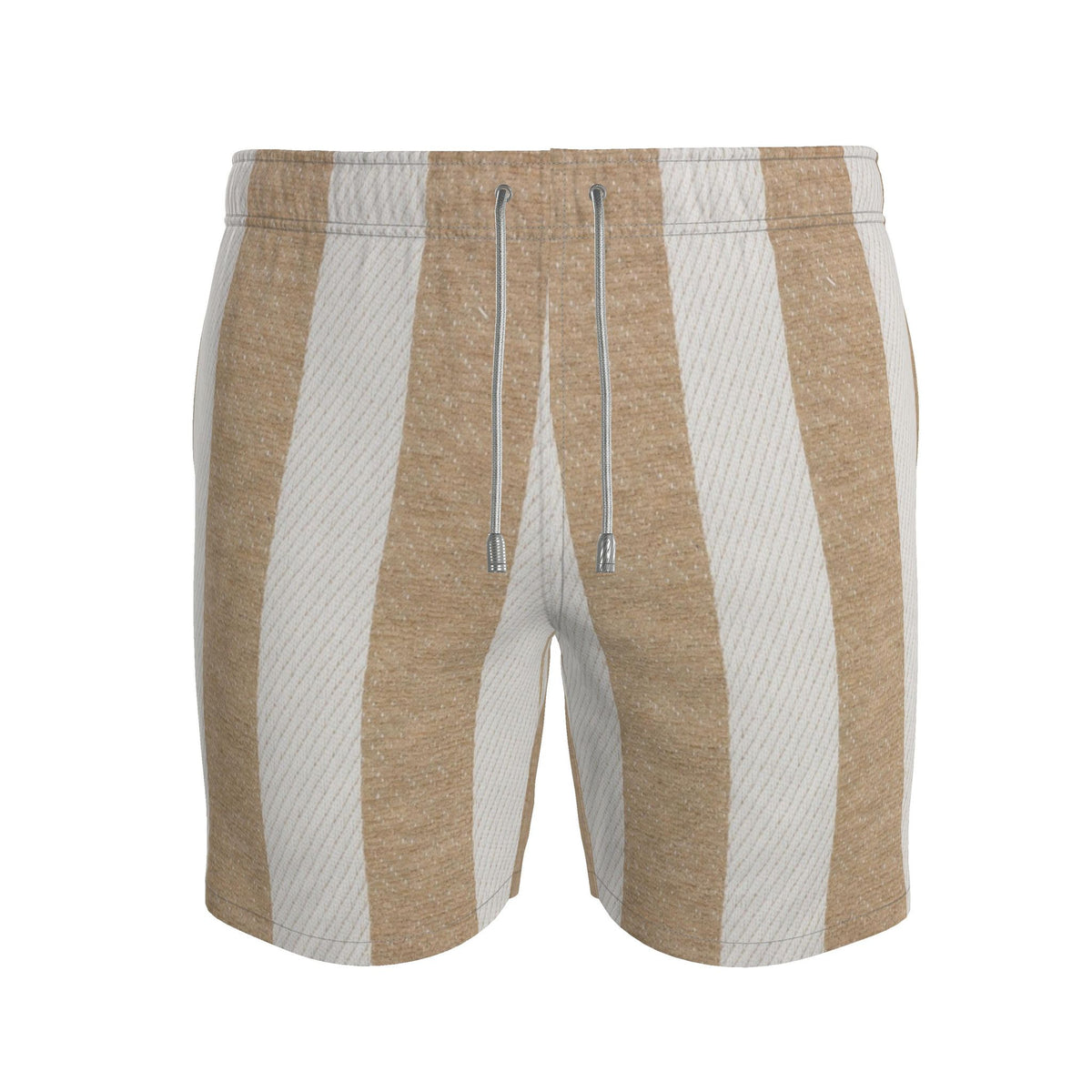 Mens Swimming Shorts - Hype Stripe Beige